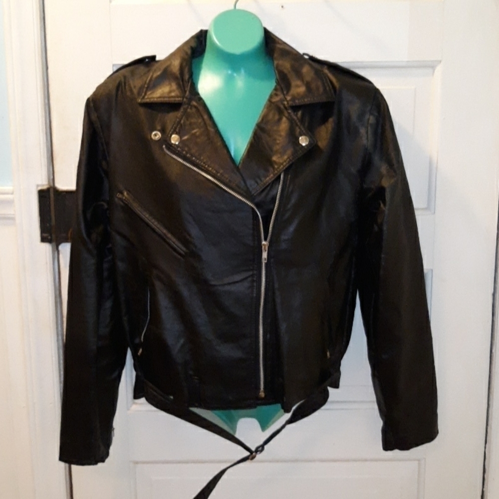 Vintage 1980s Gitano Skinfit moto jacket biker